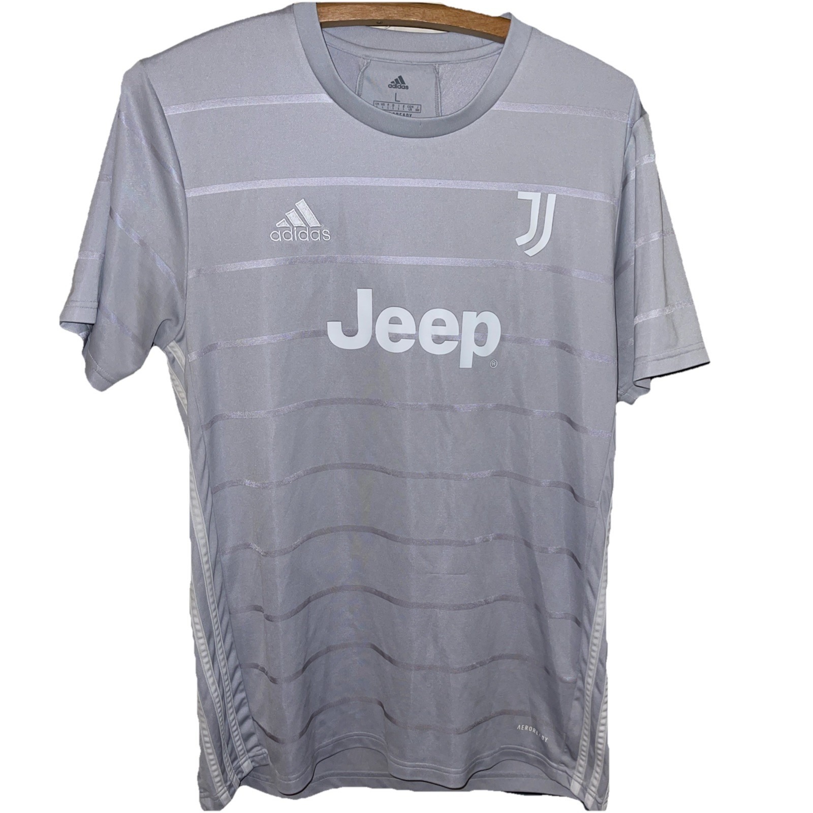 Juventus Jeep Adidas Men's L Campeon 21 Soccer Football Training Jersey